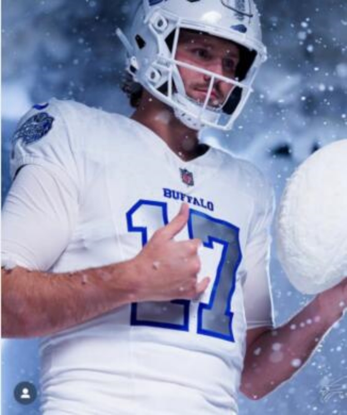 Men's Buffalo Bills Josh Allen #17 White Vapor F.U.S.E. Limited Jersey